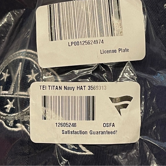 Tennessee‎ Titans Hat NFL Team Navy Silver Sequins Logo Adjustable Football NEW - Picture 6 of 13